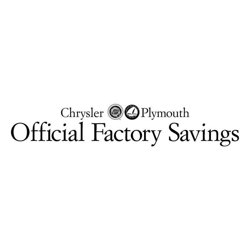 Official Factory Saving vector logo