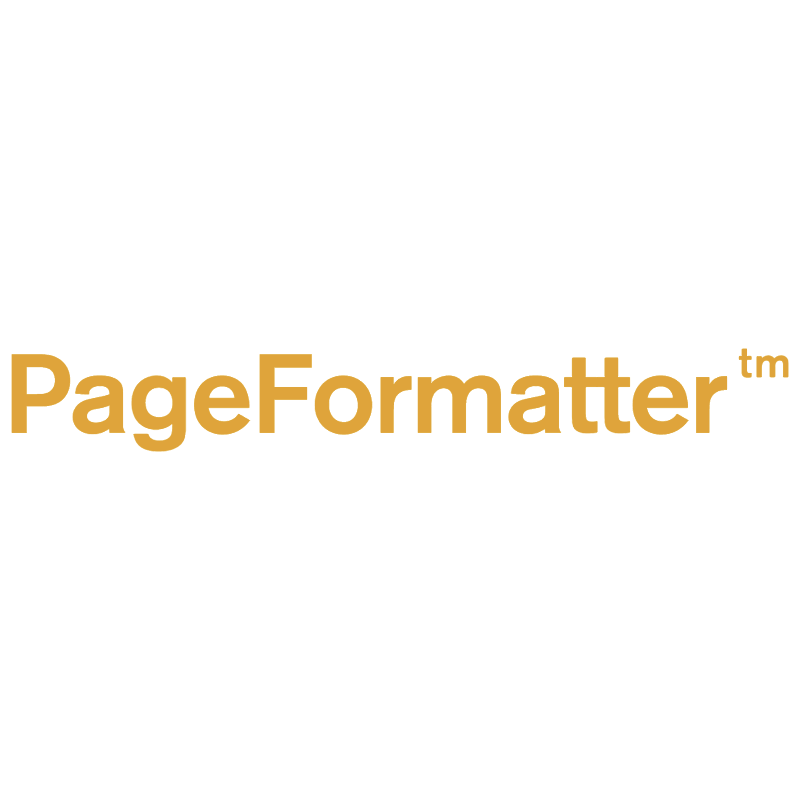 PageFormatter vector