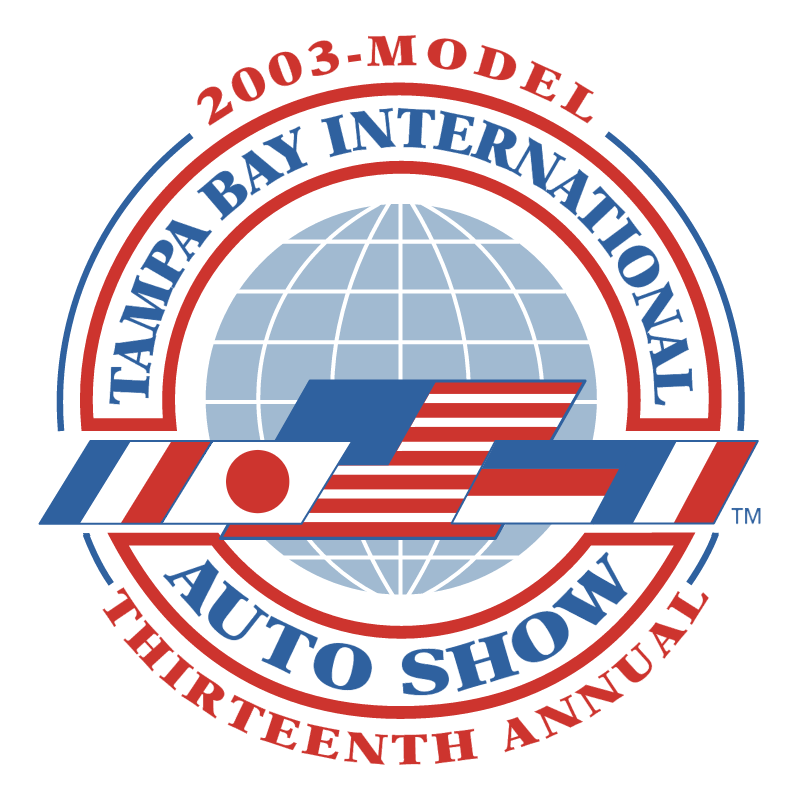 Tampa Bay International Auto Show vector