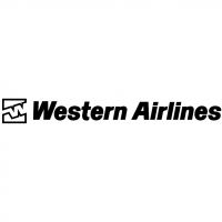 Western Airlines vector