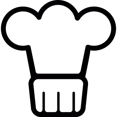 Chef hat vector logo