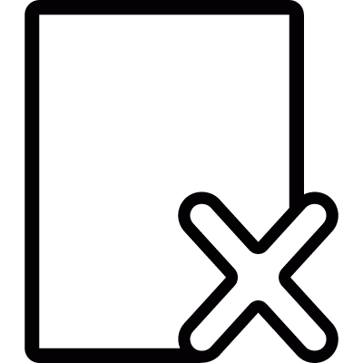 Close page vector logo