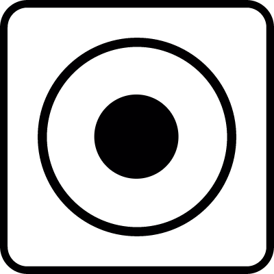 Lens, IOS 7 interface symbol vector logo