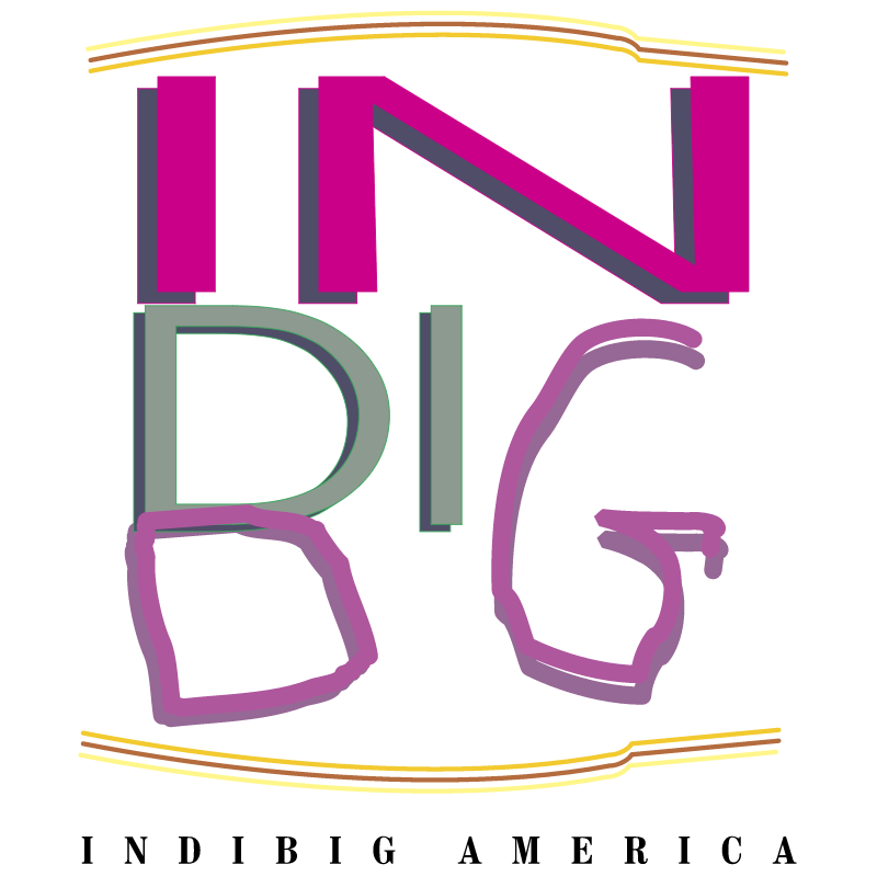 Indibig America vector logo