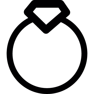 Diamond ring vector logo