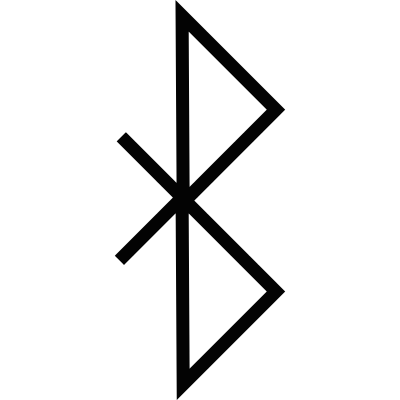 Bluetooth sign vector logo