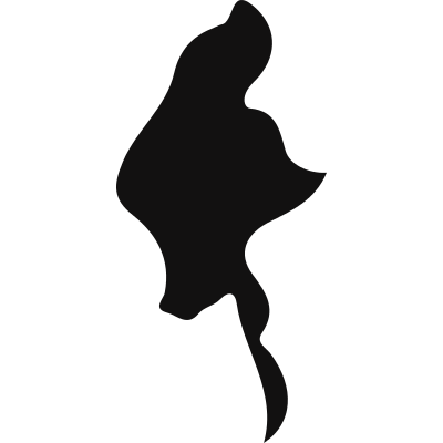 Myanmar country map black shape vector logo