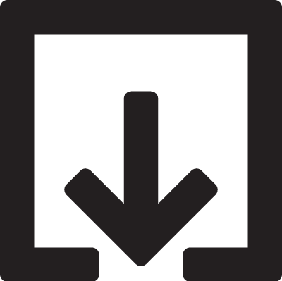 Exit Down vector logo