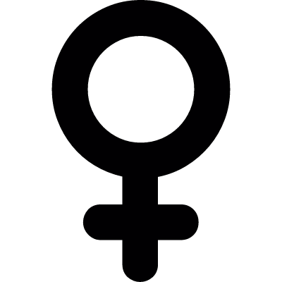 Female Gender Symbol vector logo