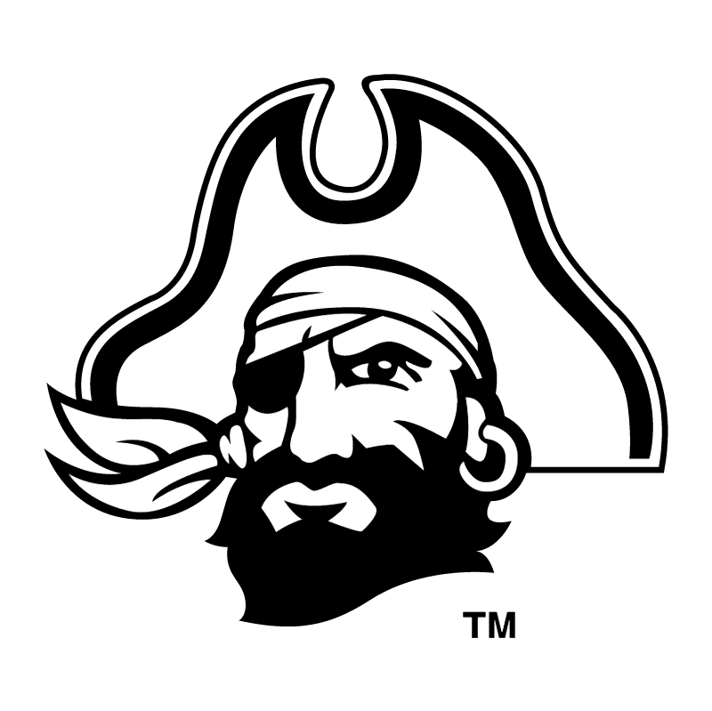 ECU Pirates vector logo