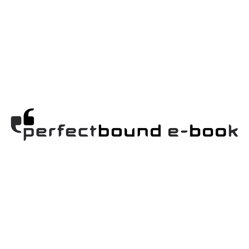 Perfectbound e book vector logo