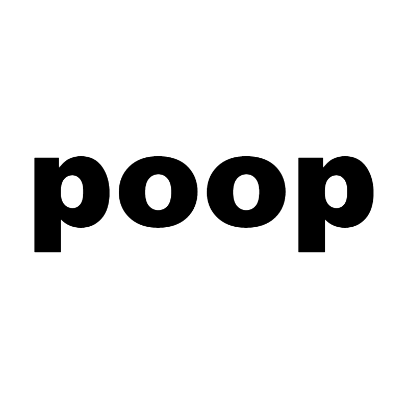 poop vector logo