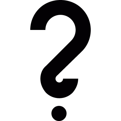 Question mark vector logo