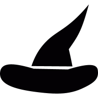 Hat witch vector