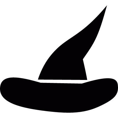 Hat witch vector logo