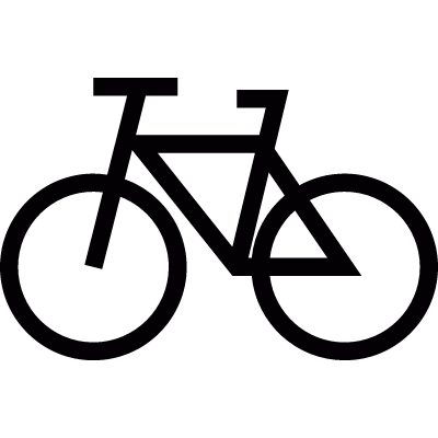 Bicycle symbol vector logo