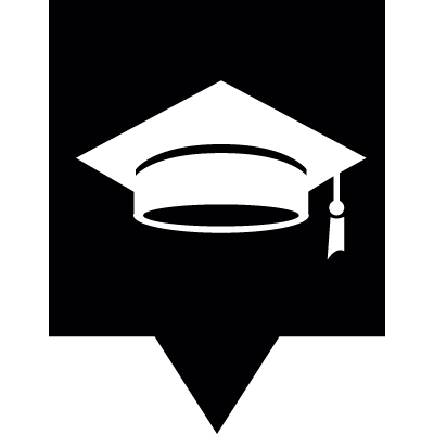 College Pin vector logo