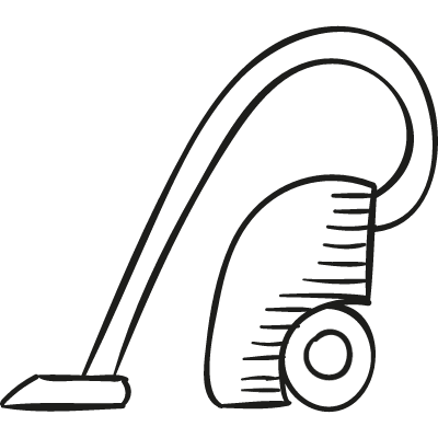 Big Vacuum Cleaner vector logo
