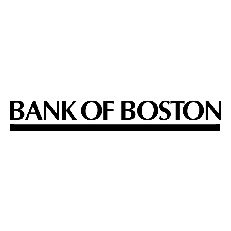 Bank Of Boston vector