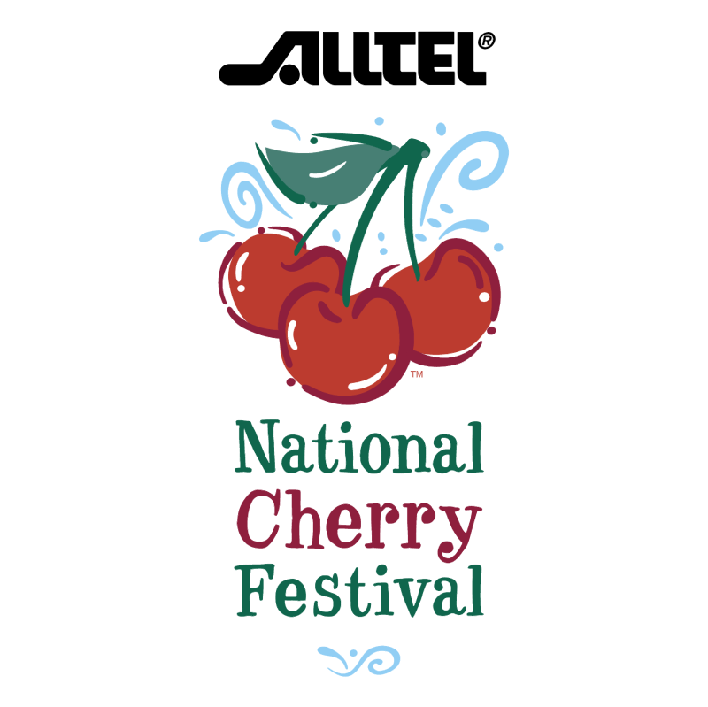 National Cherry Festival vector logo