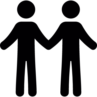 Couple vector logo
