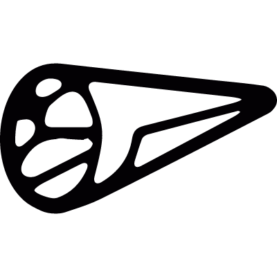 Paper cone vector logo