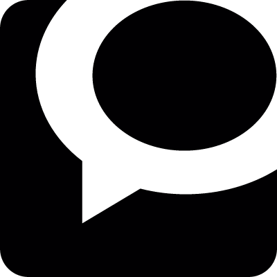 Comment button vector logo