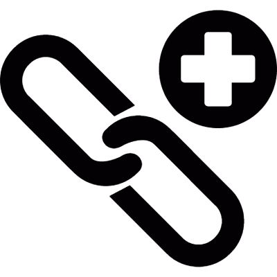 Add link vector logo