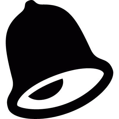 Notification bell vector logo