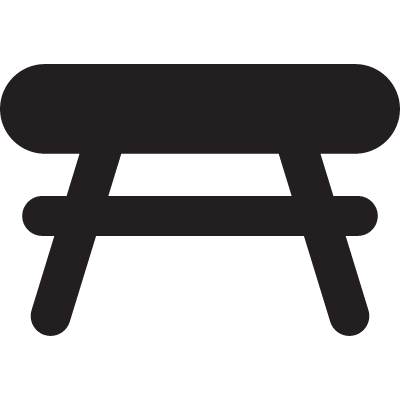 Garden table vector logo