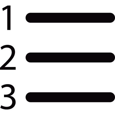 List button vector logo