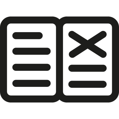 Open Book vector logo