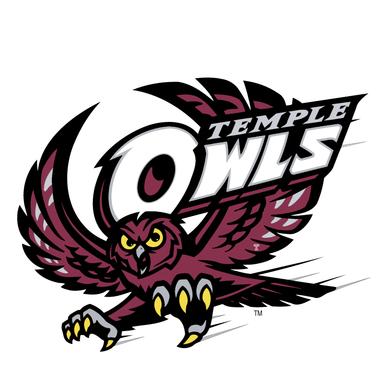 Temple Owls vector logo
