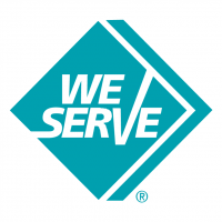 We Serve vector