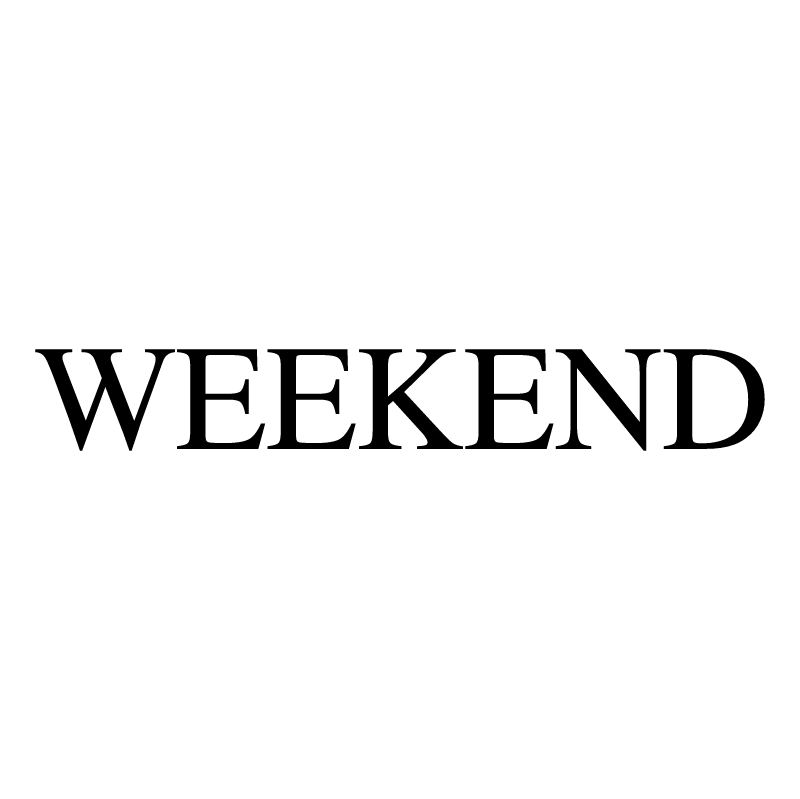 Weekend vector logo