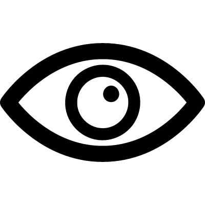 Eye shape variant vector logo