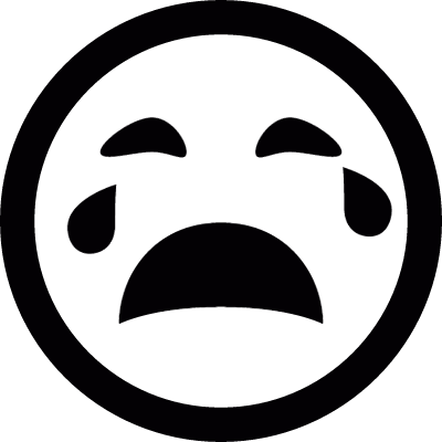 Crying vector logo