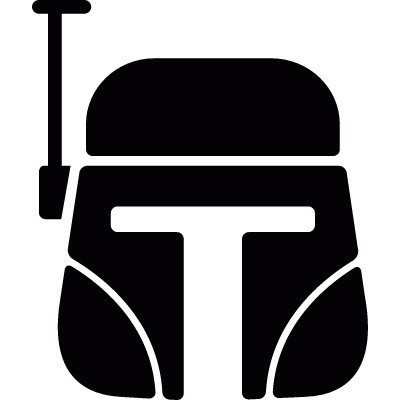 Starwars mask vector logo