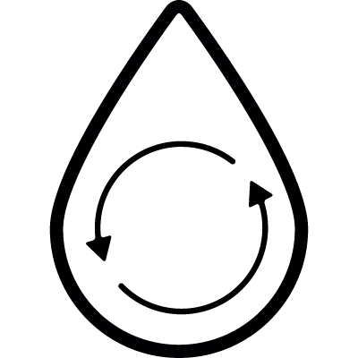 Hydraulic energy vector logo