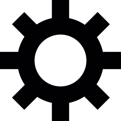 Settings Gear vector logo