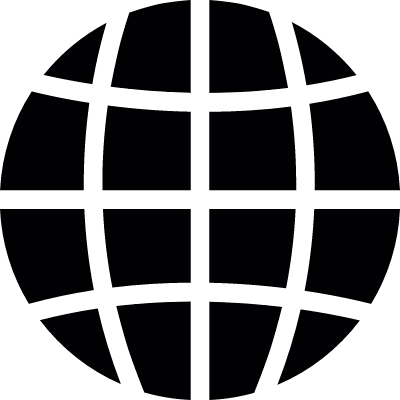 Circle grid vector logo