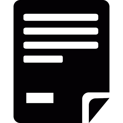 Text document vector logo