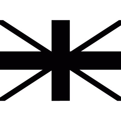 British flag vector logo