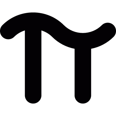 Pi number vector logo
