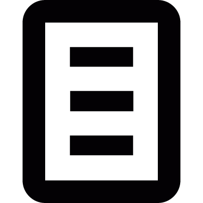 Text document vector logo