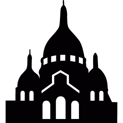Basilica of the Sacred Heart vector logo