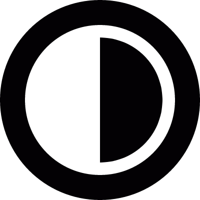Contrast button vector logo