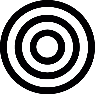 Bullseye game vector logo