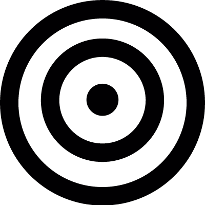 Target circles vector logo