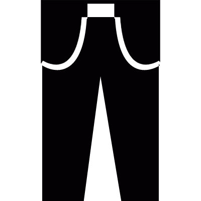 Trousers vector logo